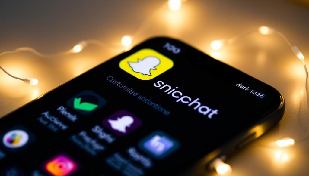 customize snapchat dark mode